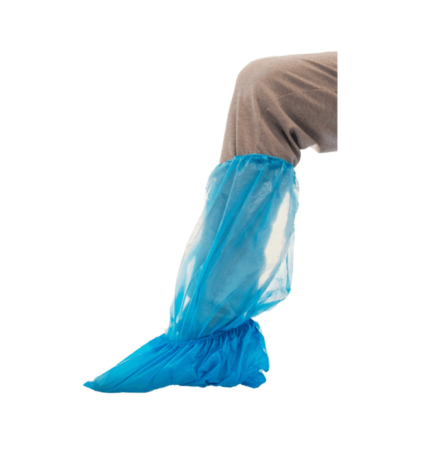 Çift Lastikli Çizme Galoş (Polietilen)